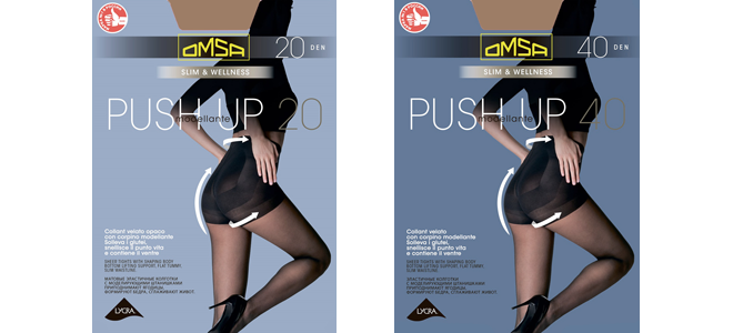 Push-Up - новая линия колготок бренда Omsa