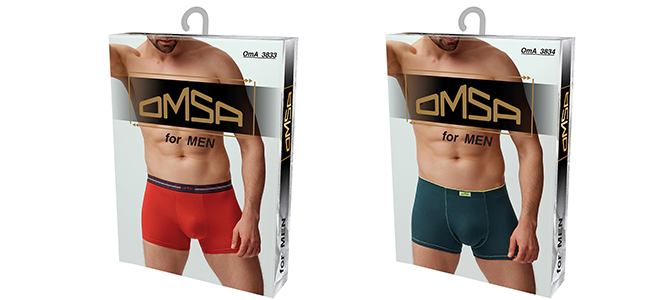 Новые модели мужских трусов в коллекции бренда Omsa