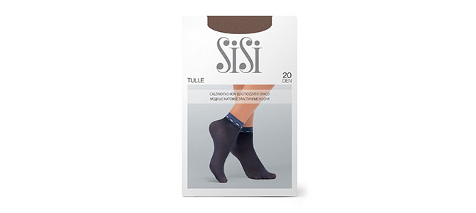 Новинка!  SiSi Tulle - фантазийные женские носки с эффектом тюля