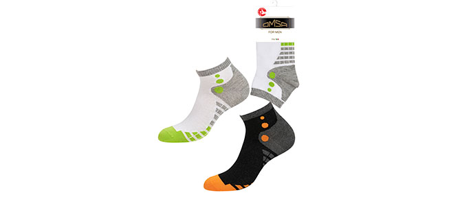Новинка!  Omsa Active 112 - мужские носки из хлопка с рисунком
