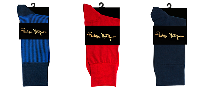 Мужские хлопковые носки - новая линия в коллекции бренда Philippe Matignon