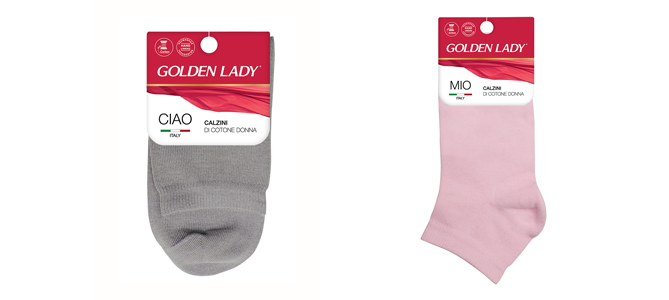 Женские хлопковые носки - новинка в коллекции бренда Golden Lady